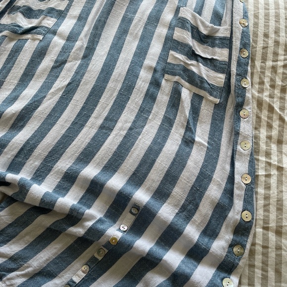 April Cornell Blue Stripe Dress - Picture 4 of 7